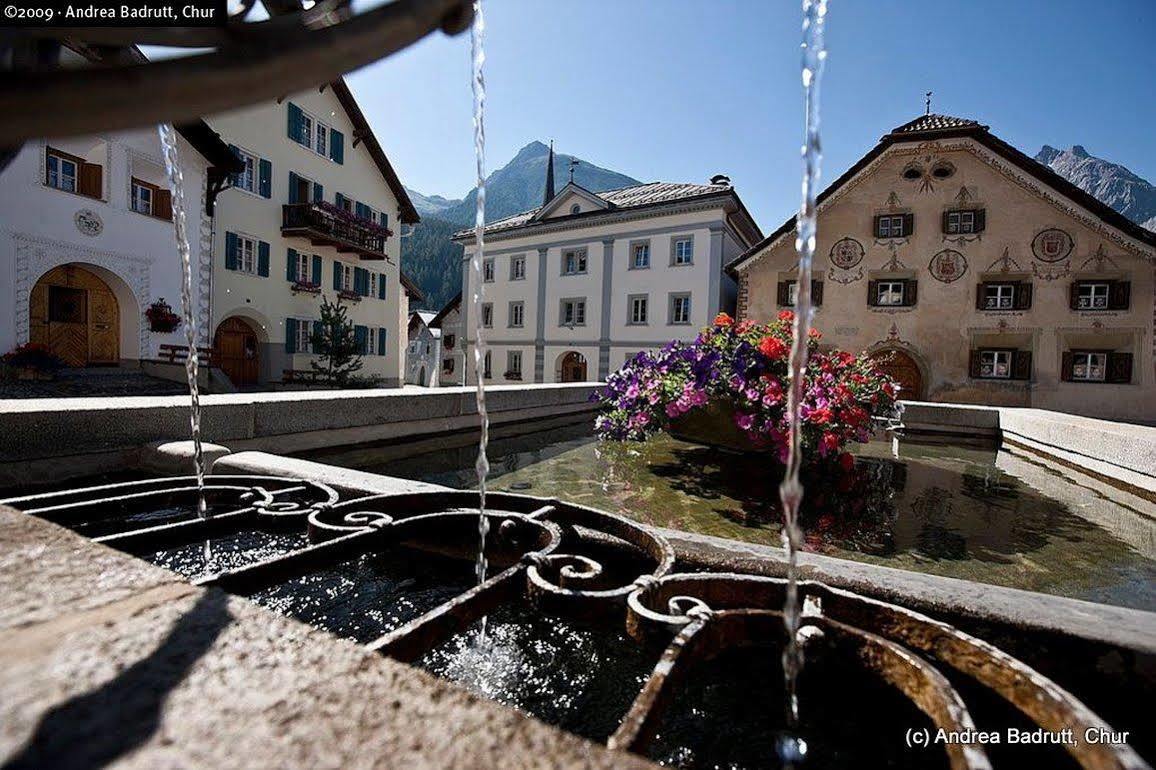 Hotel Belvedere Scuol Exterior photo